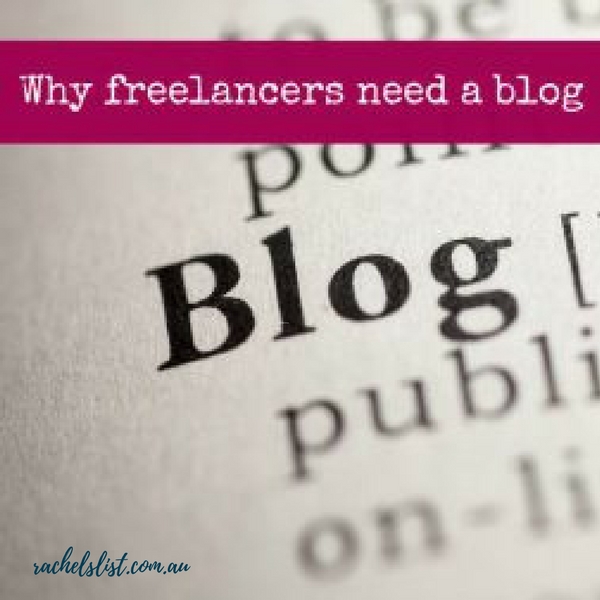 Why freelancers need a blog