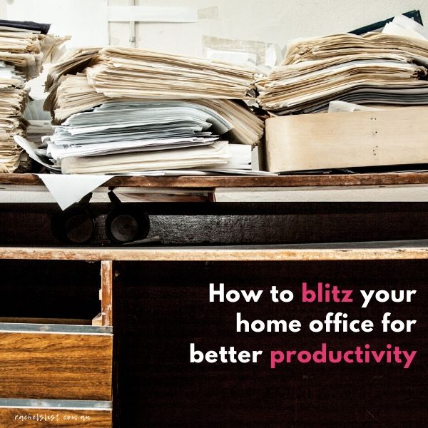 How to blitz your home office for better productivity