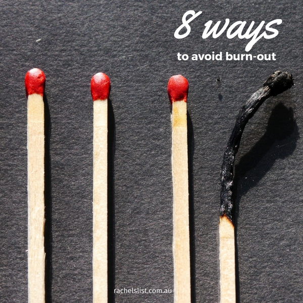 8 ways to avoid burnout