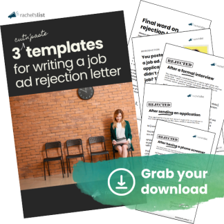 rejection letter templates download