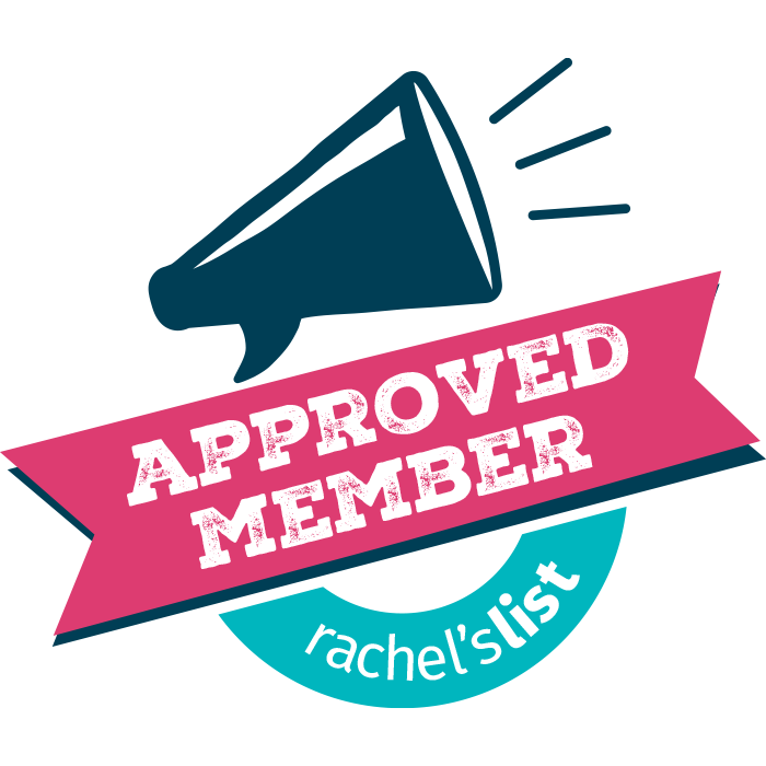 Approved Member of Rachel’s List badge