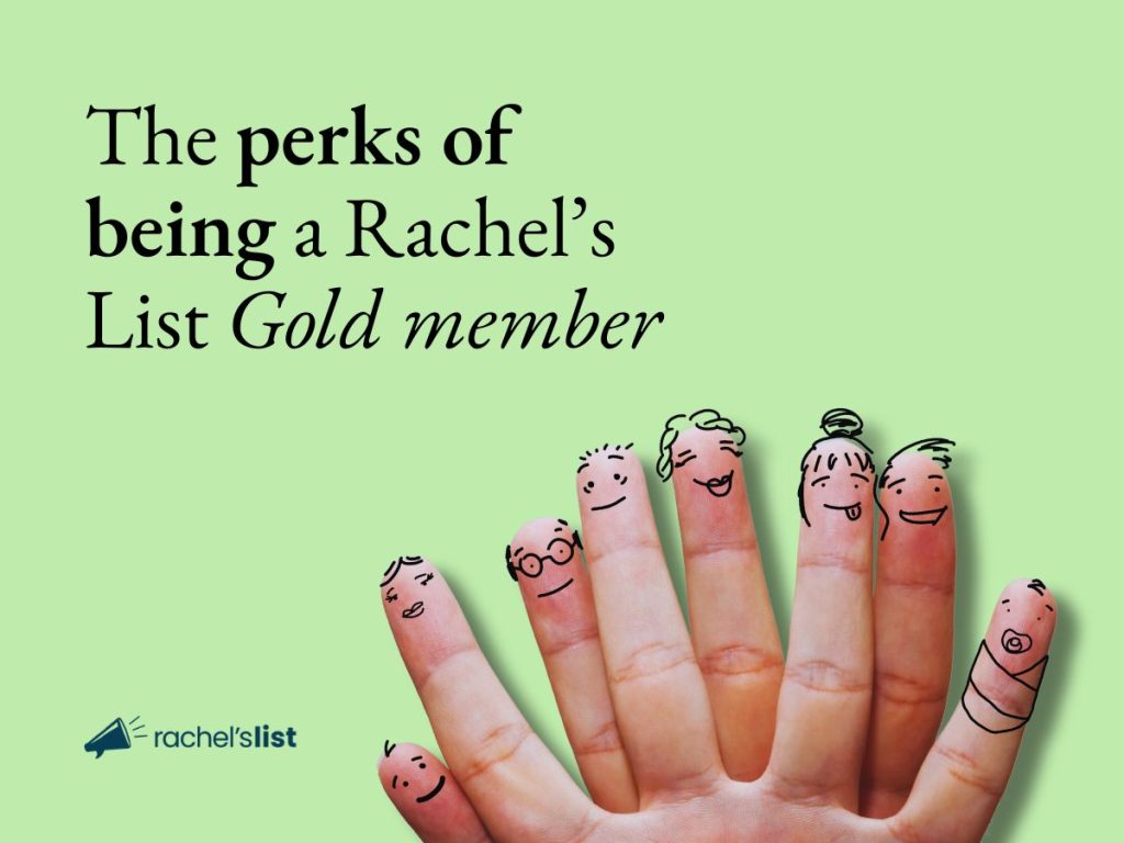 the perks of being a rachel's list gold member